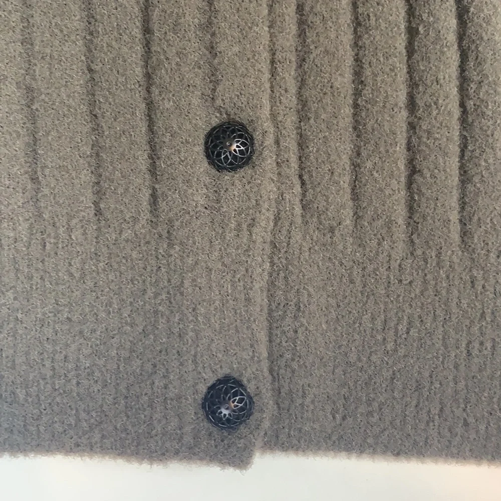 NWT Free People Sloane Cardigan in Raven Feather - Picture 6 of 9